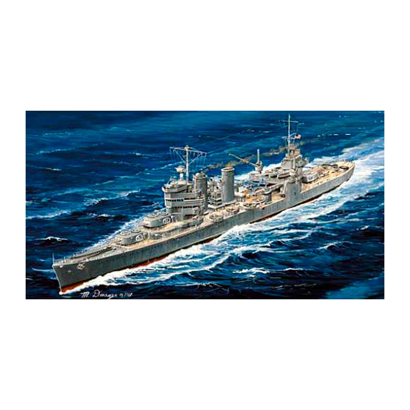 Trumpeter 05743 Сборная модель корабля крейсер СА-34 "Астория" 1942 г (1:700)