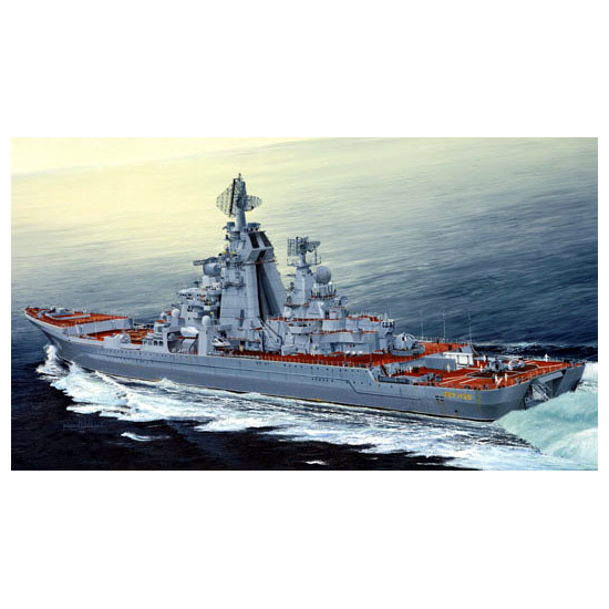 Trumpeter 04521 Сборная модель корабля ракетный крейсер "Адмирал Лазарев" ("Фрунзе") (1:350)
