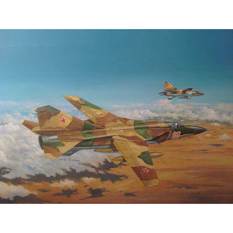 Trumpeter 02855 Сборная модель самолета Советский МиГ-23МЛ Flogger-C (1:48)