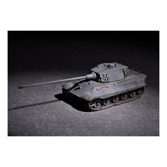 Trumpeter 07160 Сборная модель танка Королевский тигр с башней Хеншель и пушкой 105mm kwk L/65 (1:72)