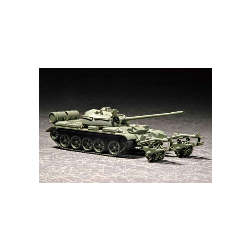 Trumpeter 07283 Сборная модель танка Т-55 с КМТ-5 (1:72)