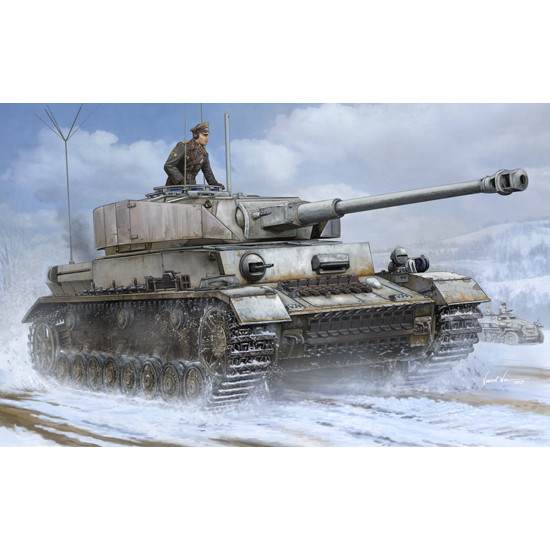 Trumpeter 00922 Сборная модель танка German Pz Beob Wg IV Ausf J (1:16)