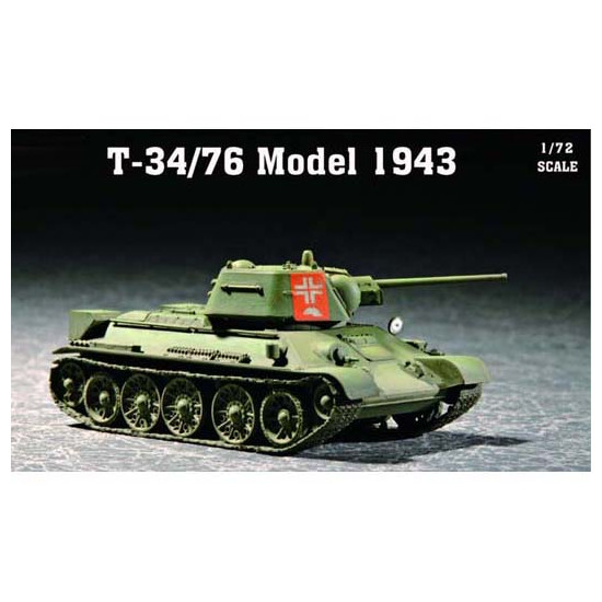 Trumpeter 07208 Сборная модель танка Т-34/76 мод 1943 г (1:72)