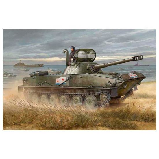 Trumpeter 00381 Сборная модель танка ПТ-76Б (1:35)