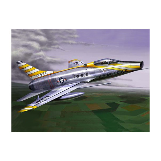 Trumpeter 01649 Сборная модель самолета F-100D "Супер Сейбр" (1:72)