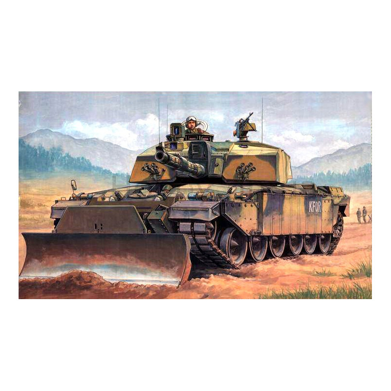 Trumpeter 00345 Сборная модель танка "Челленджер" в Косово (1:35)