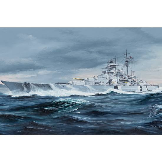 Trumpeter 05358 Сборная модель корабля линкор "Бисмарк" (1:350)