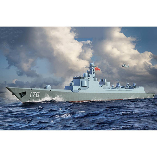 Trumpeter 06730 Сборная модель корабля PLA Navy Type 052C Destroyer (1:700)