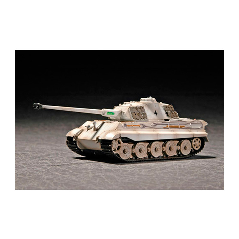 Trumpeter 07292 Сборная модель танка "Кингтигр" (башня Порше) с циммеритом (1:72)