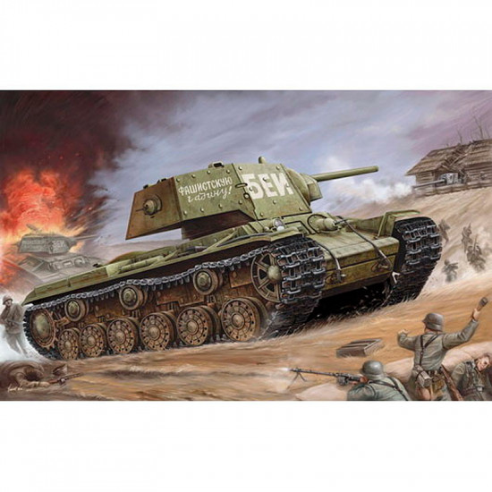 Trumpeter 00357 Сборная модель танка КВ-1 Экранированный (1:35)