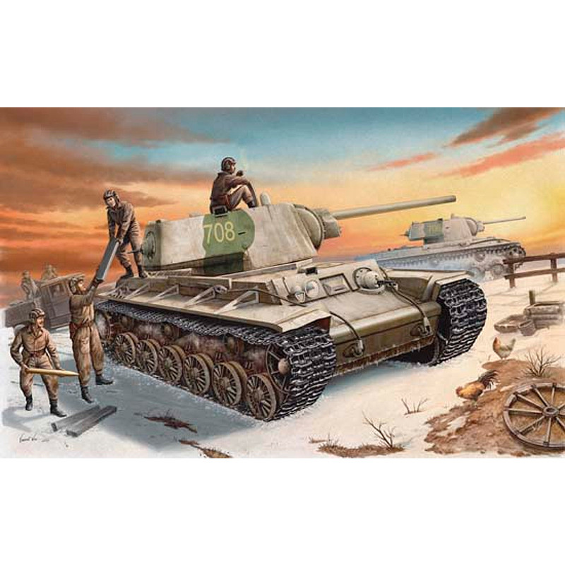 35020 ARK-models 1/35 Советский тяжёлый танк КВ-1 образца 1941 года, ранняя версия