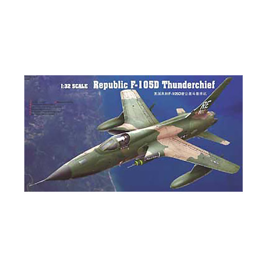 Trumpeter 02201 Сборная модель самолета Republic F-105D Thunderchief (1:32)