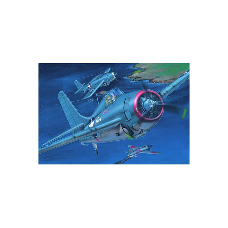 Trumpeter 02225 Сборная модель самолета Grumman F4F-3 "Wildcat" (Late) (1:32)