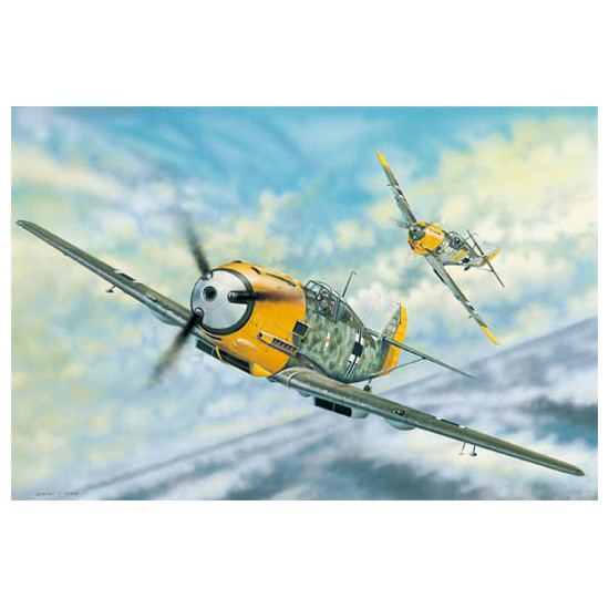 Trumpeter 02288 Сборная модель самолета Messerschmitt Bf 109E-3 (1:32)