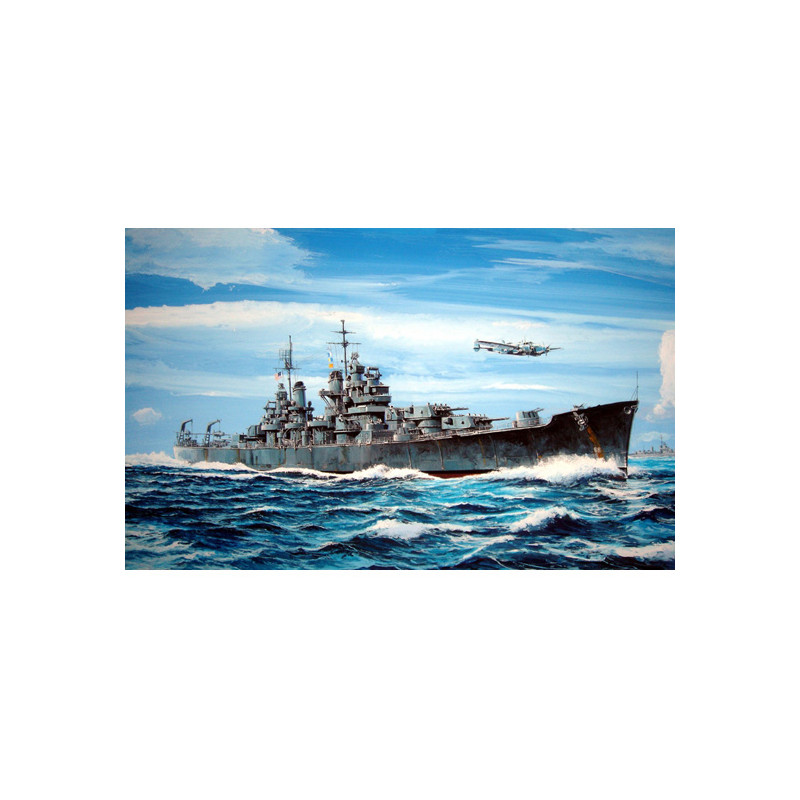 Trumpeter 05724 Сборная модель корабля USS BALTIMORE CA-68 1943 (1:700)