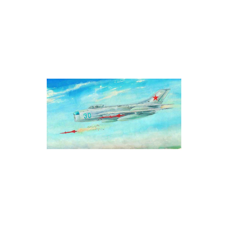 Trumpeter 02804 Сборная модель самолета Mikoyan-Gurevich MiG-19M Farmer E (1:48)