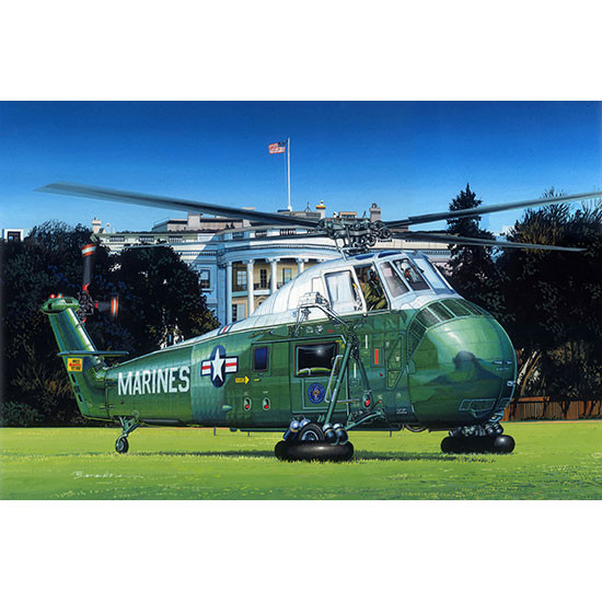 Trumpeter 02885 Сборная модель вертолета VH-34D "Marine One" (1:48)