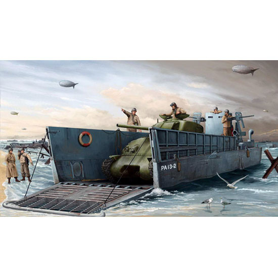 Trumpeter 00347 Сборная модель катера WWII US Navy LCM (3) Landing Craft (1:35)
