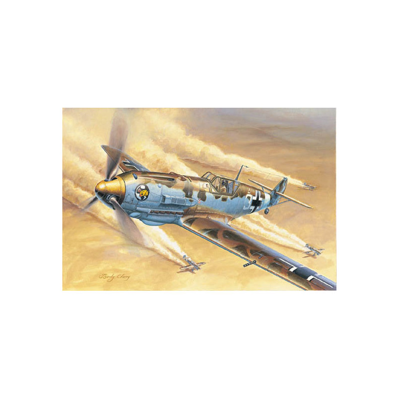 Trumpeter 02290 Сборная модель самолета Messerschmitt Bf 109E-4/Trop (1:32)