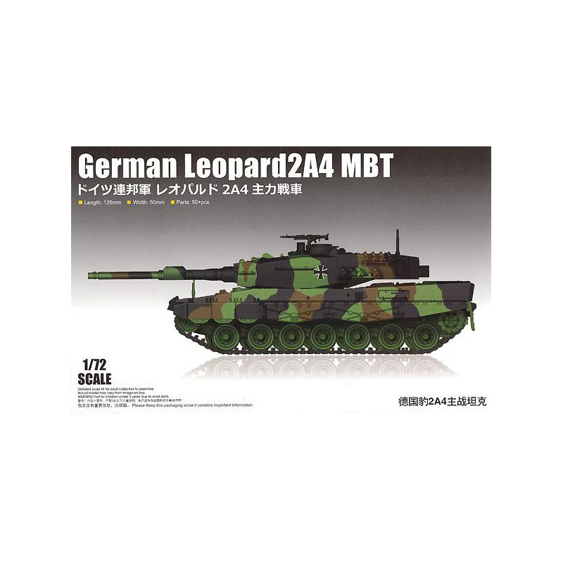 Trumpeter 07190 Сборная модель танка Leopard 2A4 Main Battle Tank (1:72)