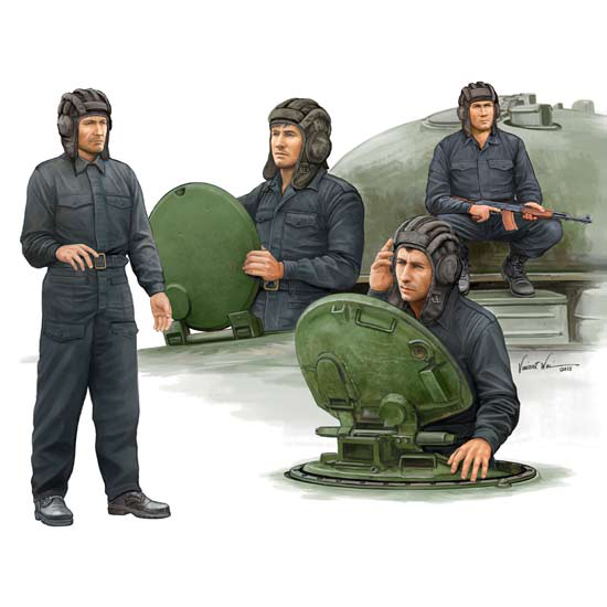 Trumpeter 00435 Фигурки солдат Советского танкового экипажа (1:35)