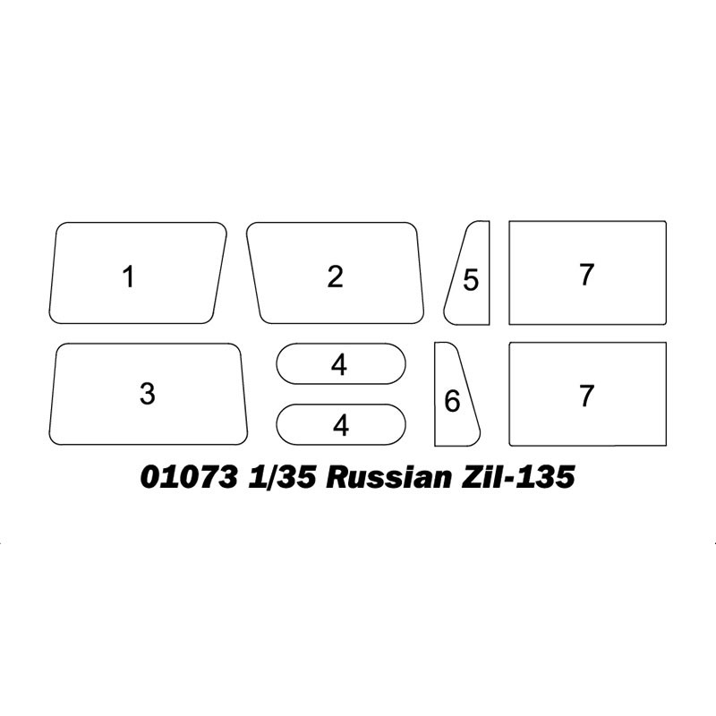 Trumpeter 01073 Сборная модель автомобиля Russian Zil-135 (1:35)