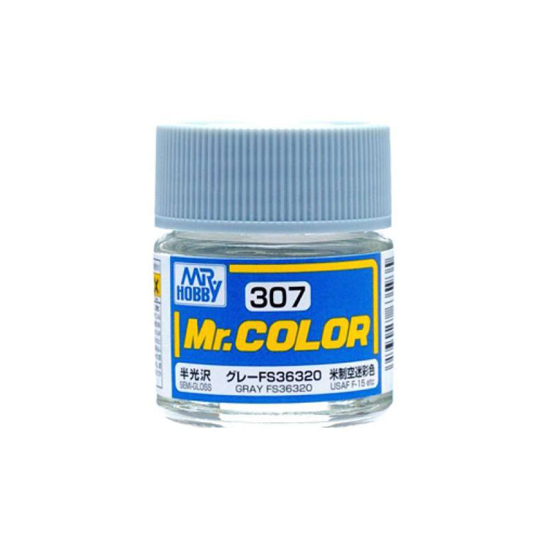 Mr Color C307 Краска эмалевая полуматовая GRAY FS36320 10 мл