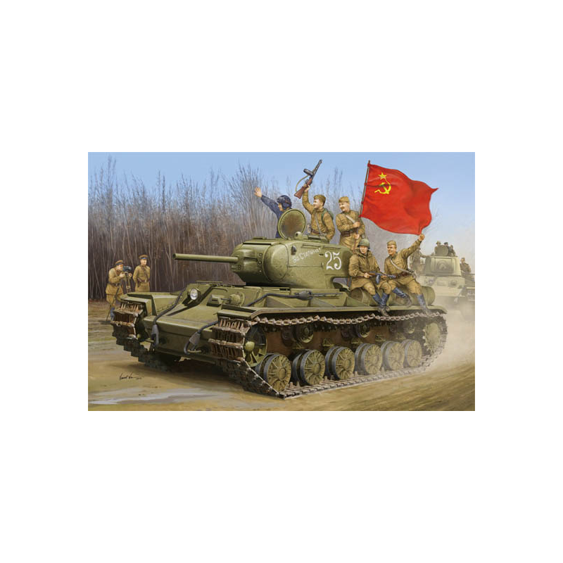 Trumpeter 01566 Сборная модель танка КВ-1С (1:35)