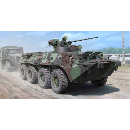 Trumpeter 01595 Сборная модель БТР Russian BTR-80A APC (1:35)
