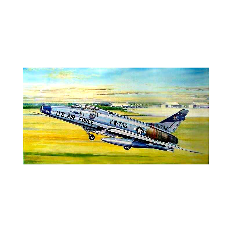 Trumpeter 02232 Сборная модель самолета F-100D "Супер Сейбр" (1:32)
