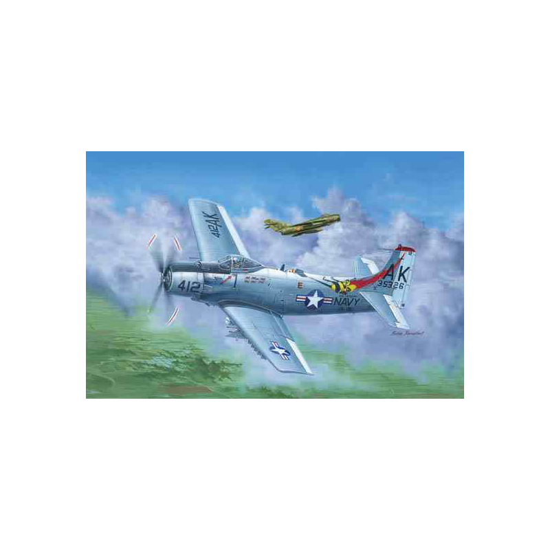 Trumpeter 02253 Сборная модель самолета A-1H AD-6 Skyraider (1:35)