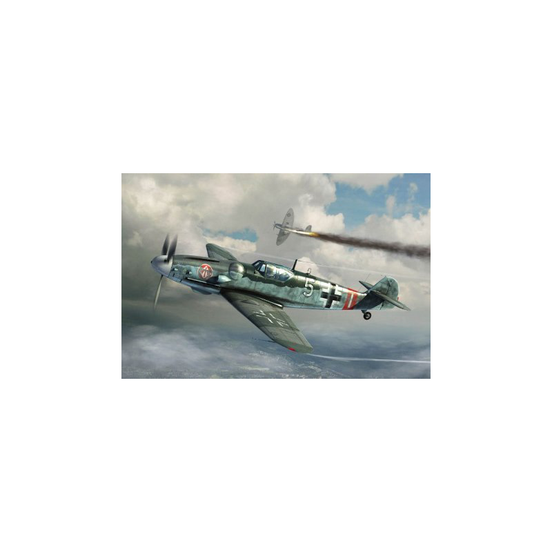Trumpeter 02297 Сборная модель самолета Мессершмитт Bf 109G-6 (поздний) (1:32)