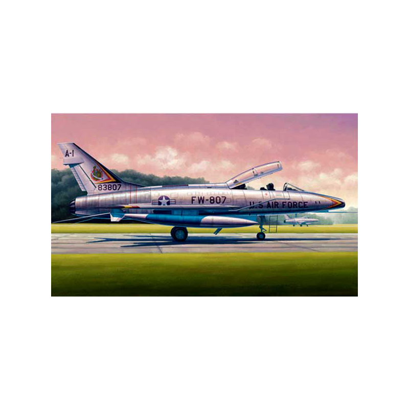 Trumpeter 02840 Сборная модель самолета F-100F "Супер Сейбр" (1:48)