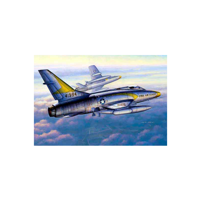 Trumpeter 02838 Сборная модель самолета F-100C "Супер Сейбр" (1:48)