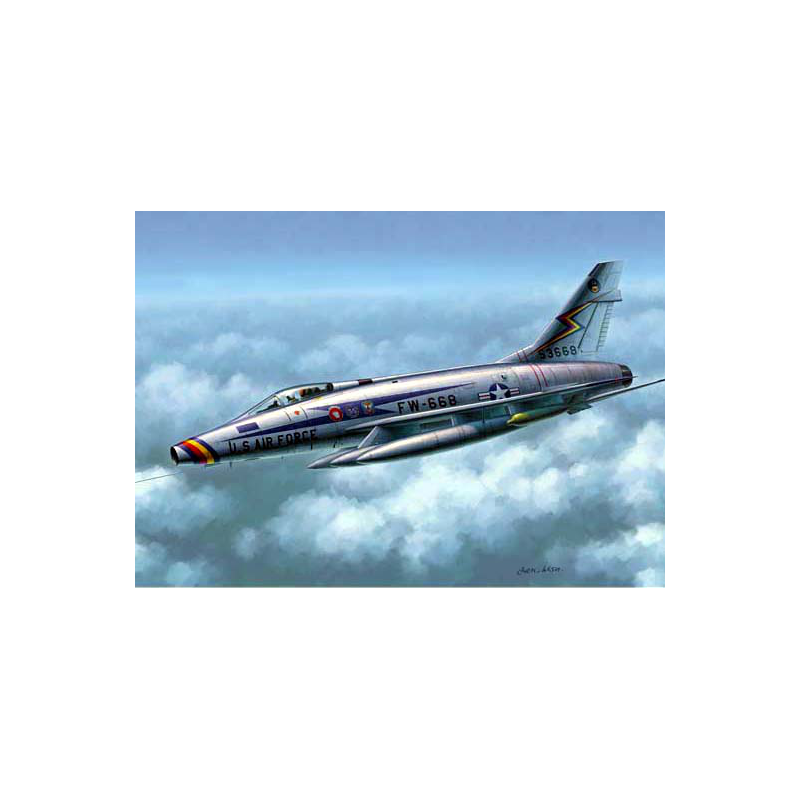 Trumpeter 02839 Сборная модель самолета F-100D "Супер Сейбр" (1:48)